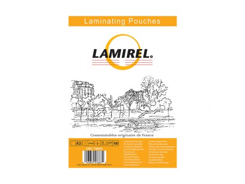 Пленка для ламинирования Lamirel LA-78655 А3, 75мкм, 100 шт.