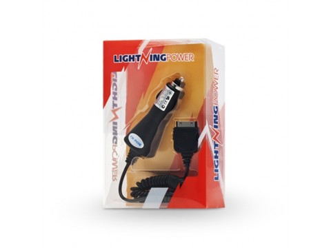 Автомобильное зарядное устройство Lightning Power LP-C005AB для iPhone4