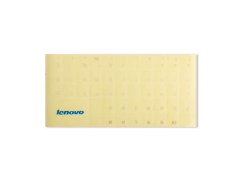 Наклейки на клавиатуру Lenovo для тёмных клавиш