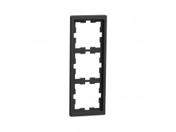 Рамка MERTEN MTN4030-6534 D-Life 3 постовая антрацит