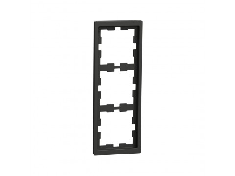 Рамка MERTEN MTN4030-6534 D-Life 3 постовая антрацит
