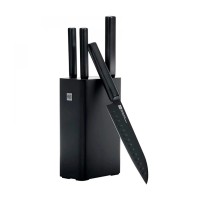 Набор ножей HuoHou Cool black non-stick steel knife set