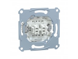 Переключатель мех-м MERTEN MTN3115-0000 D-Life 2 клавишный