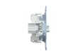 Кнопочный выключатель мех-м MERTEN MTN3155-0000 D-Life 2х клавишный