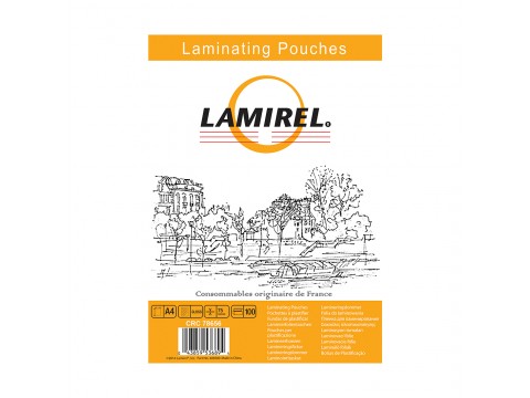 Пленка для ламинирования Lamirel LA-78656 А4, 75мкм, 100 шт.
