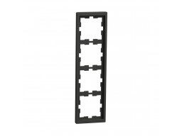 Рамка MERTEN MTN4040-6534 D-Life 4 постовая антрацит