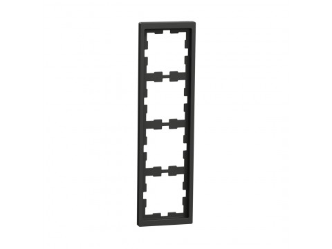 Рамка MERTEN MTN4040-6534 D-Life 4 постовая антрацит