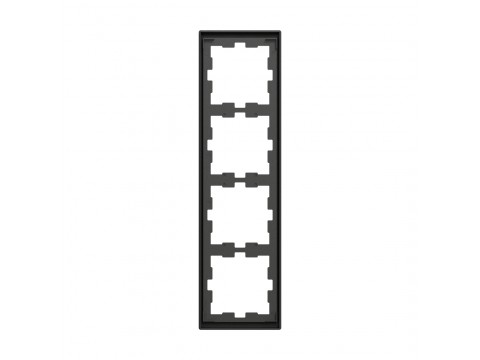 Рамка MERTEN MTN4040-6534 D-Life 4 постовая антрацит