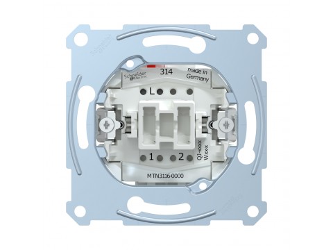 Переключатель мех-м MERTEN MTN3116-0000 D-Life 1 клавишный