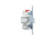 Переключатель мех-м MERTEN MTN3126-0000 D-Life 2 клавишный