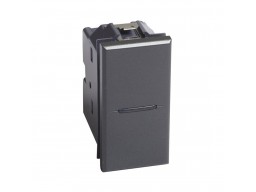 Кнопка AXL Legrand HS4005N 10А 1м антрацит
