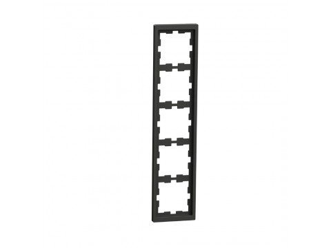 Рамка MERTEN MTN4050-6534 D-Life 5 постовая антрацит