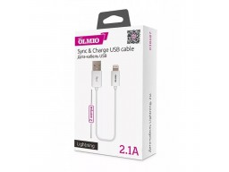 Кабель Olmio USB 2.0 - Lightning, 2м, белый