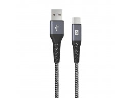 Кабель Olmio Supercharge USB 2.0 - USB Type-C 1.2м 5A серый