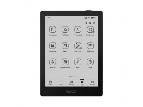 Электронная книга ONYX BOOX GO 6, 2Гб RAM, 32Гб, Android 11, Wi-Fi 2,4/5 ГГц, Чёрный
