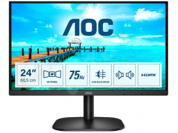 Монитор NOMAD 24B2XDAM 23.8 VA FHD 75Гц 4мс 250кд/м2 3000:1 VGA HDMI DVI 2Вт Черный