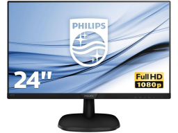 Филипс Монитор 23.8 243V7QJABF IPS 4мс 250кдм 1000:1 D-Sub HDMI DP 2x2W