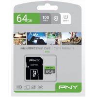 Карта памяти PNY (P-SDUX64U185GW-GE)