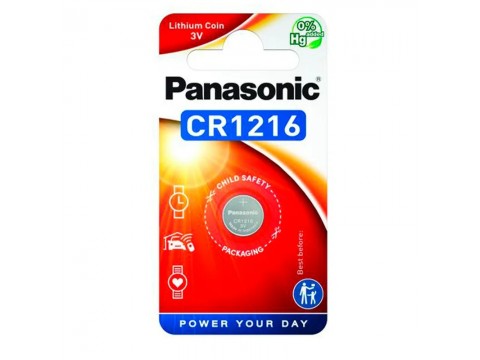 Батарейка дисковая литиевая PANASONIC CR-1216/1B
