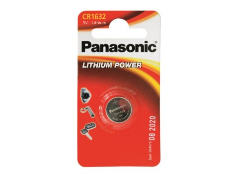Батарейка дисковая литиевая PANASONIC CR-1632/1B