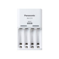 Зарядное устройство Panasonic Basic BQ-CC51E /Заряжаемые аккумуляторы: AA x 2 или 4 / AAA x 2 или 4