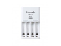 Зарядное устройство Panasonic Basic BQ-CC51E /Заряжаемые аккумуляторы: AA x 2 или 4 / AAA x 2 или 4