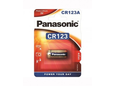 Батарейка литиевая PANASONIC CR-123/1BP
