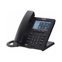 IP-телефон Panasonic, 1GExLAN, 1GExWAN, SIP, LCD, BT, PoE, Чёрный [KX-HDV330RUB]