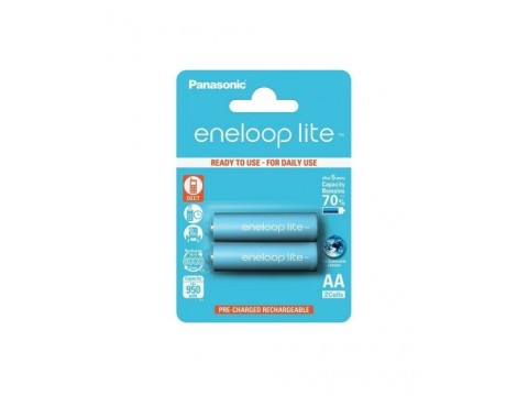 Аккумулятор PANASONIC Eneloop Lite AA 950 mAh/2B