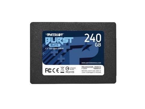 SSD Patriot Burst Elite PBE240GS25SSDR / 240 Gb / SATA 6Gb/s / 2.5 / 3D QLC