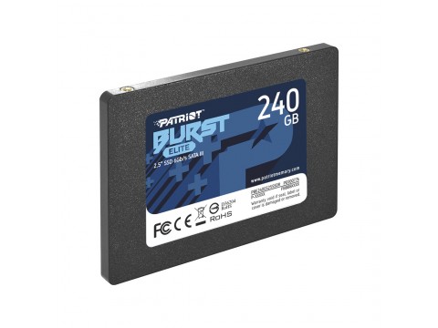 SSD Patriot Burst Elite PBE240GS25SSDR / 240 Gb / SATA 6Gb/s / 2.5 / 3D QLC