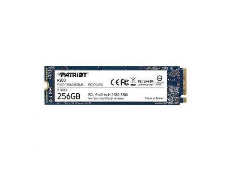Твердотельный накопитель Patriot P300P256GM28 / 256 Gb M.2 PCI-E