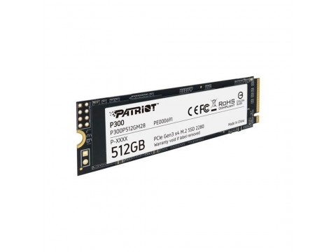 Твердотельный накопитель SSD 512 Gb M.2 PCI-E Patriot P300 P300P512GM28