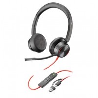 Наушники Poly Blackwire 8225 Stereo USB-C Headset +USB-C/A Adapter (8X223AA)