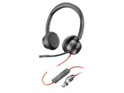 Наушники Poly Blackwire 8225 Stereo USB-C Headset +USB-C/A Adapter (8X223AA)