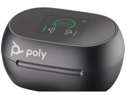 Наушники Poly VOYAGER FREE 60+ UC WITH TOUCHSCREEN CHARGE CASE, (COMPUTER, MOBILE & 3.5MM)/USB-C/WIRELESS EARBUDS/BLACK (7Y8H0AA)