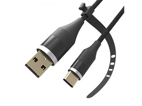 Кабель Ritmix RCC-430QC Type-C-USB 2.8 A Black