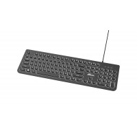 Клавиатура проводная Ritmix RKB-214BL черный