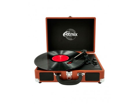 Проигрыватель виниловых пластинок RITMIX LP-160B Brown