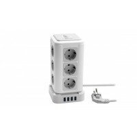 Сетевой фильтр Ritmix RM-2124 белый