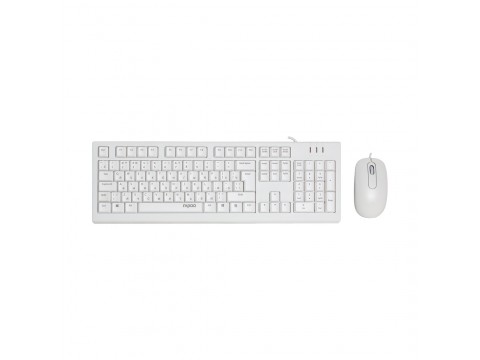 Клавиатура + Мышь Rapoo X120PRO White