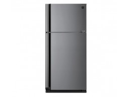 Холодильник Sharp SJXG55PMBK с верхним расположением морозильной камеры, black (556(394+162),A++,Full No Frost/Hybrid Cooling/Extra-Cool, J-TECH Inverter, 820 x1870 x740)