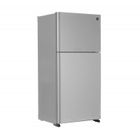 Холодильник Sharp SJXG60PGSL с верхним расположением морозильной камеры, silver/glass (600(422+178),A++,Full No Frost/Hybrid Cooling/Extra-Cool, J-TECH Inverter, 865 x1870 x740)