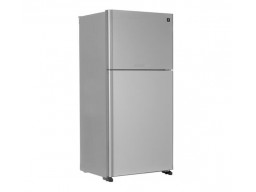Холодильник Sharp SJXG60PGSL с верхним расположением морозильной камеры, silver/glass (600(422+178),A++,Full No Frost/Hybrid Cooling/Extra-Cool, J-TECH Inverter, 865 x1870 x740)