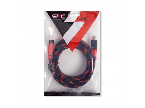 Интерфейсный кабель HDMI-HDMI SVC HR0300RD-P, 30В, Красный, Пол. пакет, 3 м