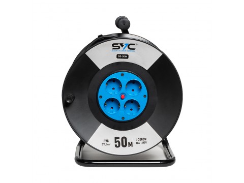 Удлинитель на катушке SVC GS-50M 50м. 240 в.