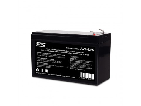 Аккумуляторная батарея SVC AV7-12/S 12В 7 Ач