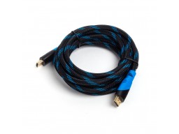 Интерфейсный кабель HDMI-HDMI SVC HR0300LB-P, 30В, Голубой, Пол. пакет, 3 м