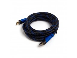 Интерфейсный кабель HDMI-HDMI SVC HR0300BL-P, 30В, Синий, Пол. пакет, 3 м