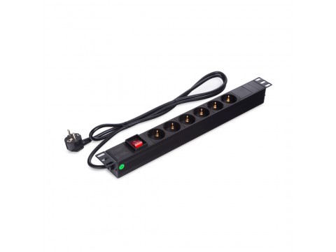 Сетевой фильтр SVC PD-6SCH 1,8 м. 220 в.